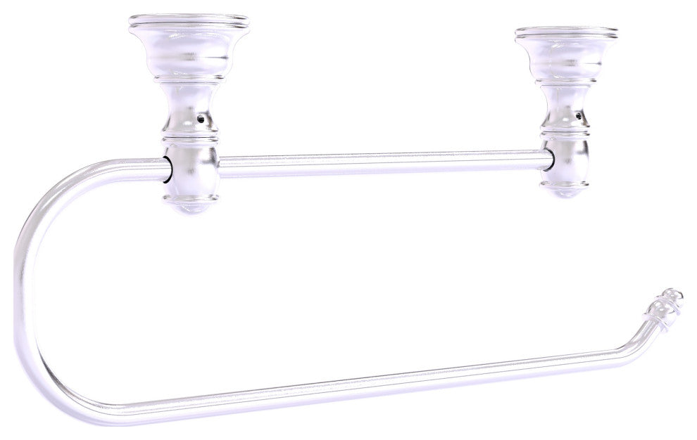 Carolina Under Cabinet Paper Towel Holder, Satin Chrome