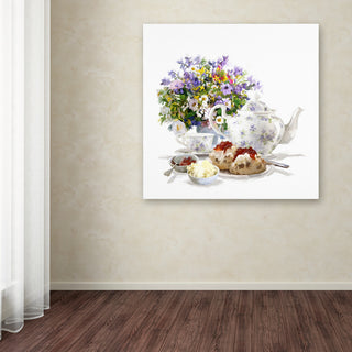 The Macneil Studio 'Cream Tea II' Canvas Art, 18"x18"
