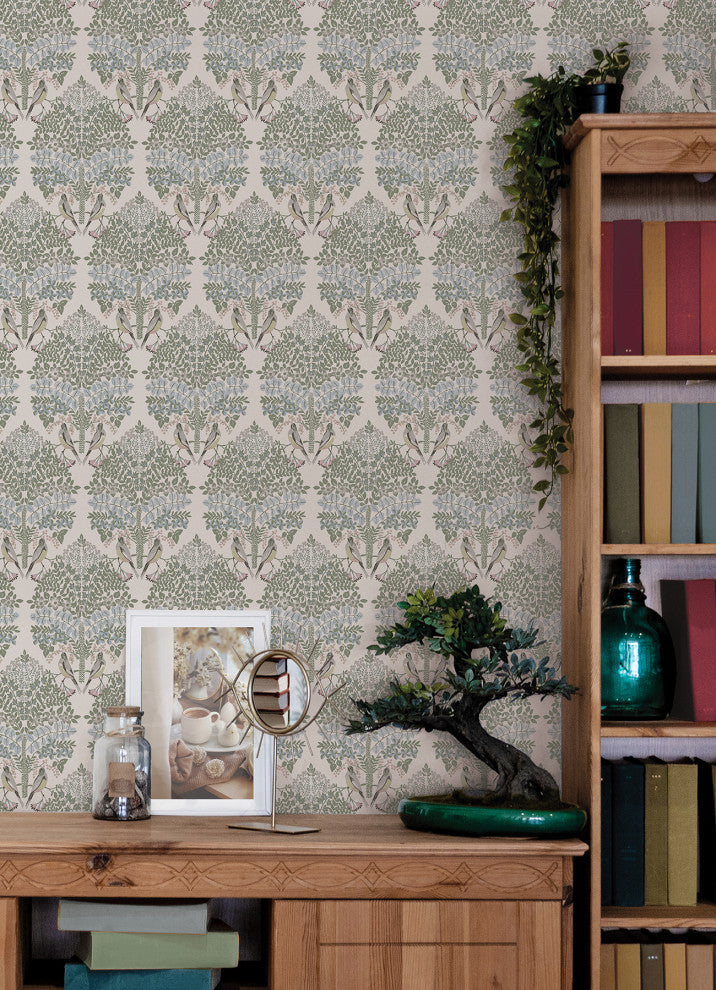 Ivory Multi Otis Peel & Stick Wallpaper