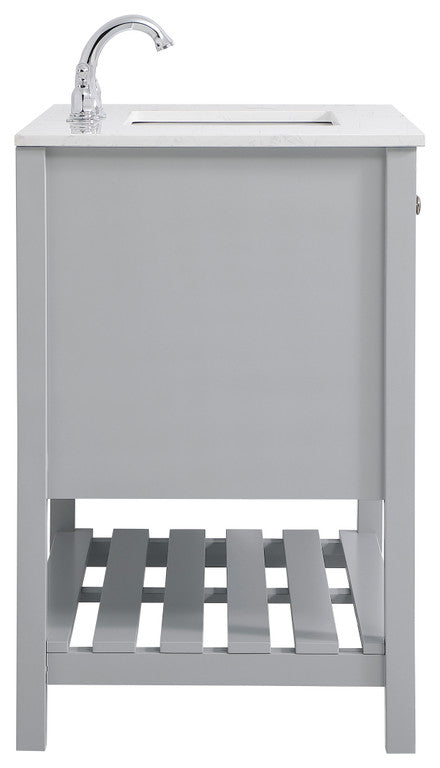 Tucker Grey 36" Single Sink Bathroom Vanity