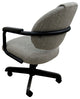 Swivel Tilt Kitchen Caster Chair with Wheels M-79, Bluesky, Black