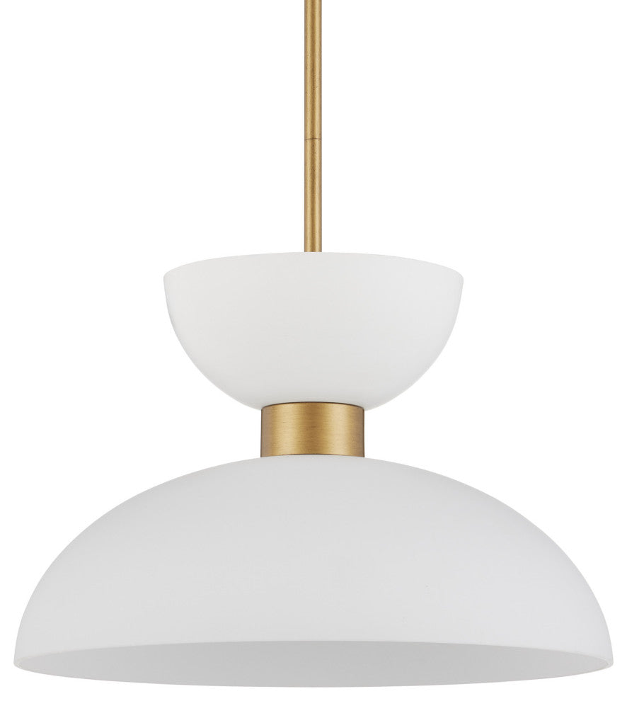 Zevio White Pendant