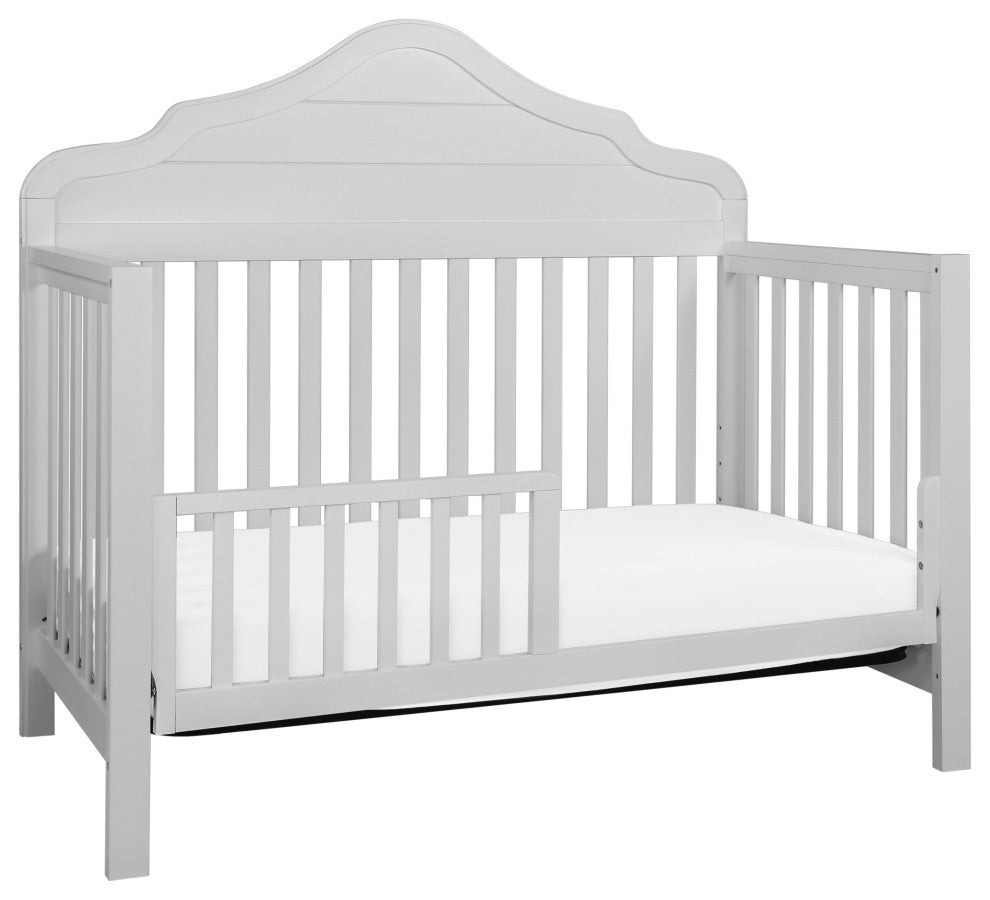 DaVinci Flora 4-In-1 Convertible Crib, Fog Gray