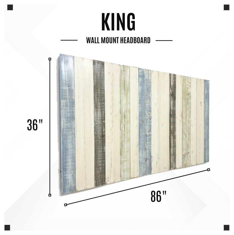 Handcrafted Headboard, Hanger Style, Farmhouse Mix, King
