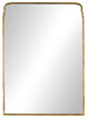 Loire Floor Mirror-Antiqued Gold Leaf