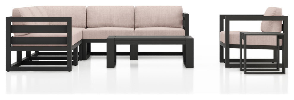 Avion 8 Piece Sectional Set, Canvas Flax