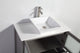 Vanity Art Vanity Set With Vessel Sink, Gray, 84", Standard Mirror