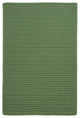Simply Home Solid H123 Moss Green Indoor/Outdoor Area Rug, Rectangular 3'x5'