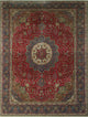 Fine Vintage Distressed Johana Red Rug