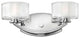 Hinkley Meridian Small Two Light Vanity, Chrome