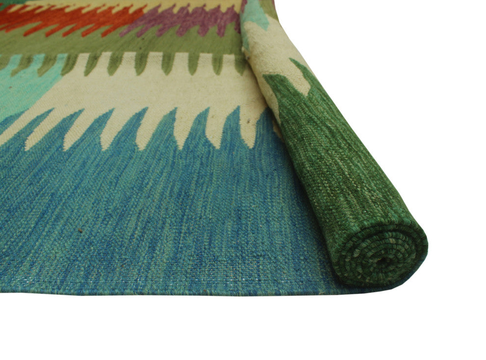 Winchester Kilim Jayne Green Rug