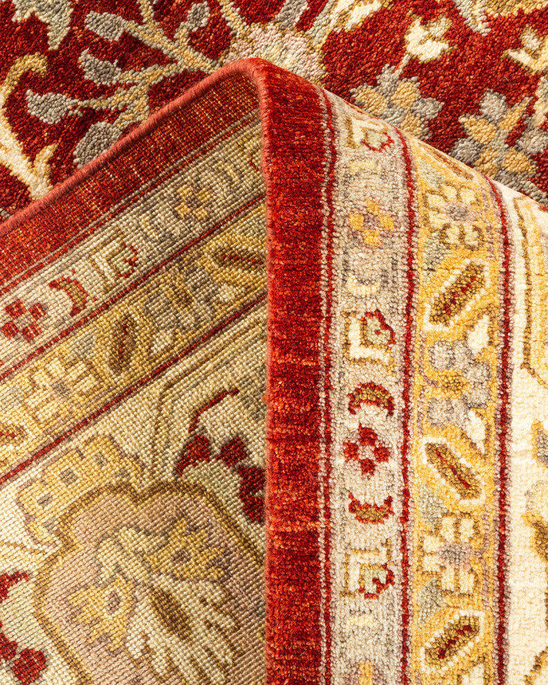 Mogul, One-of-a-Kind Hand-Knotted Area Rug Red, 8'2"x10'3"