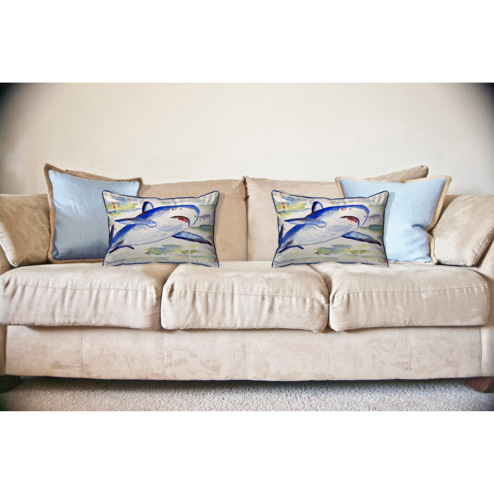 Shark Large Indoor/Outdoor Pillow 16x20