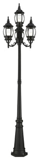 Textured Black Traditional, Colonial, French Historical, Outdoor Post Light
