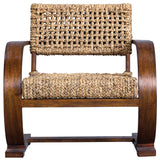New Uttermost Rehema Natural Woven Accent Chair