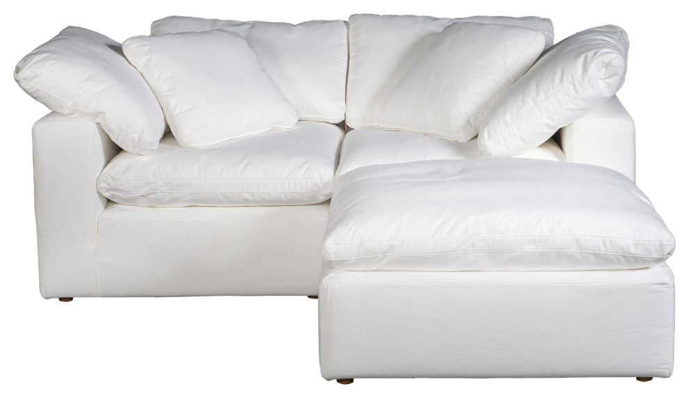 Terra Condo Nook Modular Sectional Livesmart Fabric Cream