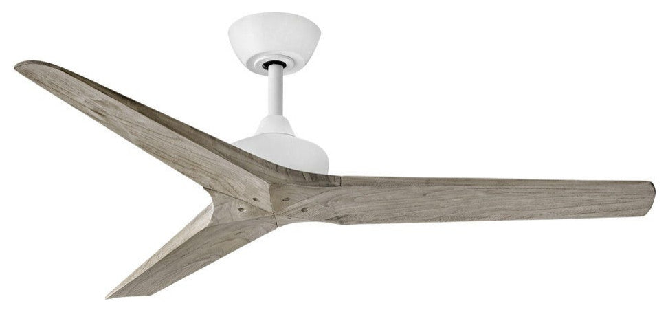 Hinkley Chisel Ceiling Fan, Matte White, 52"