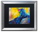 "Black Panther" by Richard Wallich, Matted Framed Art