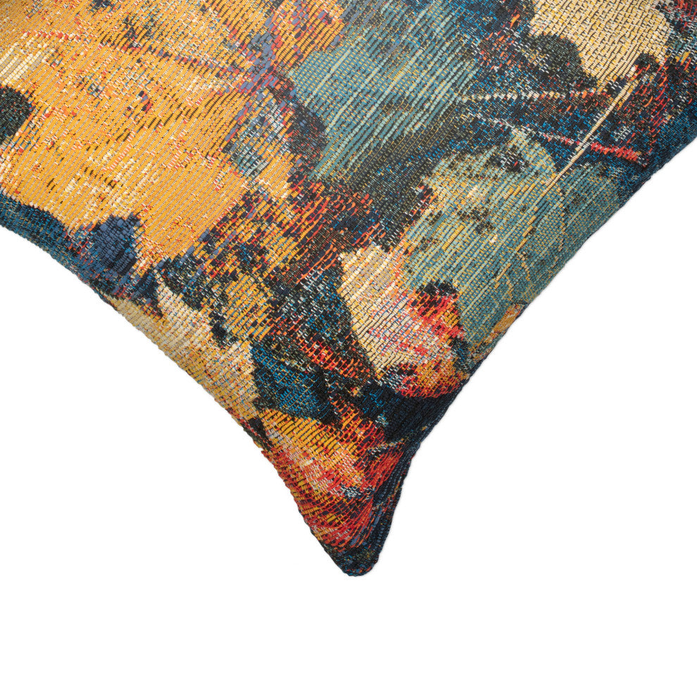 Marina Fall In Love Indoor/Outdoor Pillow, Multi, 18"x18"