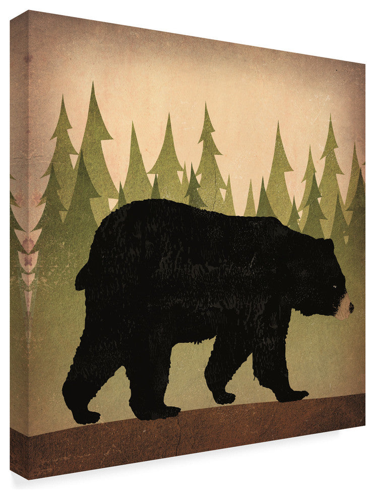 Ryan Fowler 'Take A Hike Bear No Words' Canvas Art