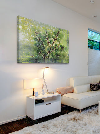 "Green Sensation I" Print on Canvas by Irena Orlov