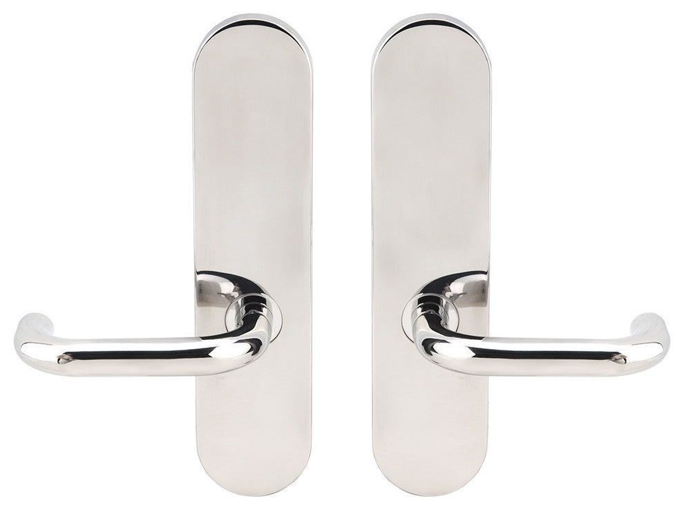 Munich Lever, Tubular Full Dummy Pair, Right Hand, Polished Stainless Steel