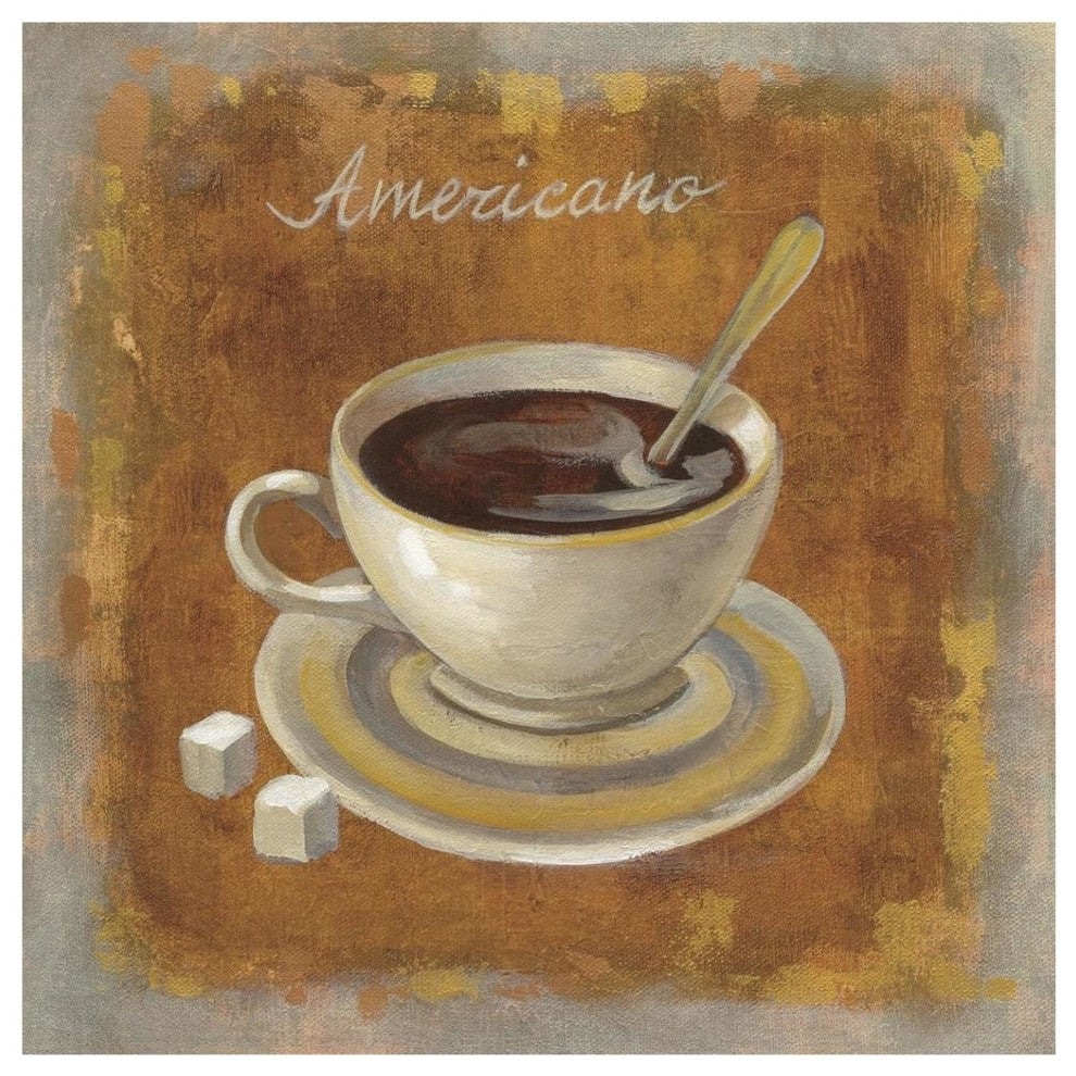 "Coffee Time VI" Digital Paper Print by Silvia Vassileva, 42"x42"