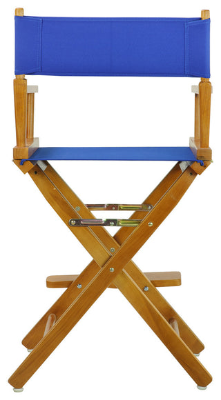 024" Director's Chair Honey Oak Frame-Royal Blue Canvas
