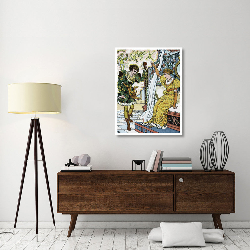 "Frog Prince - The Transformation" Digital Paper Print by Walter Crane, 32"x42"