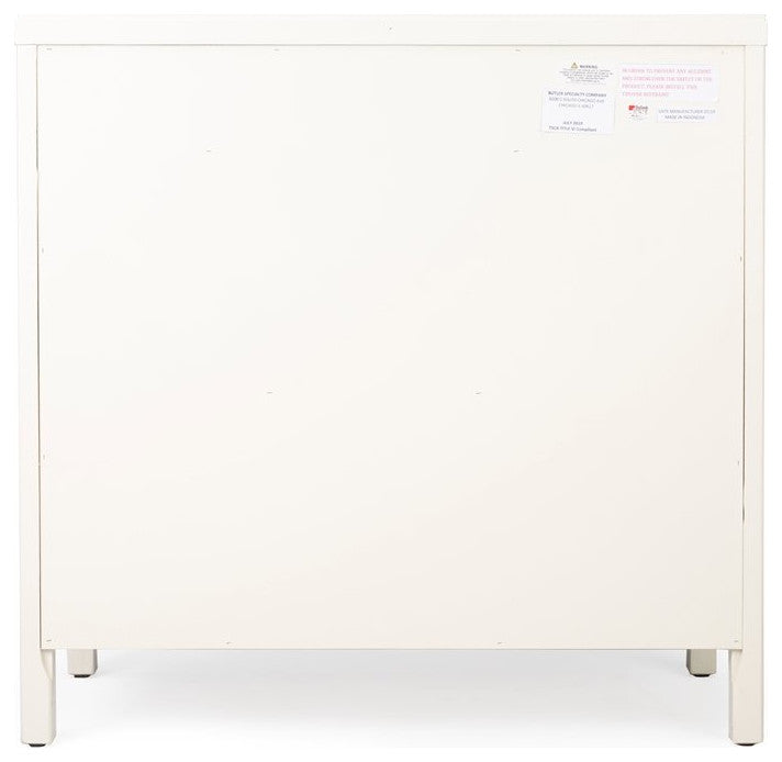 Beaumont Lane Metropolitan Living Console Cabinet in White