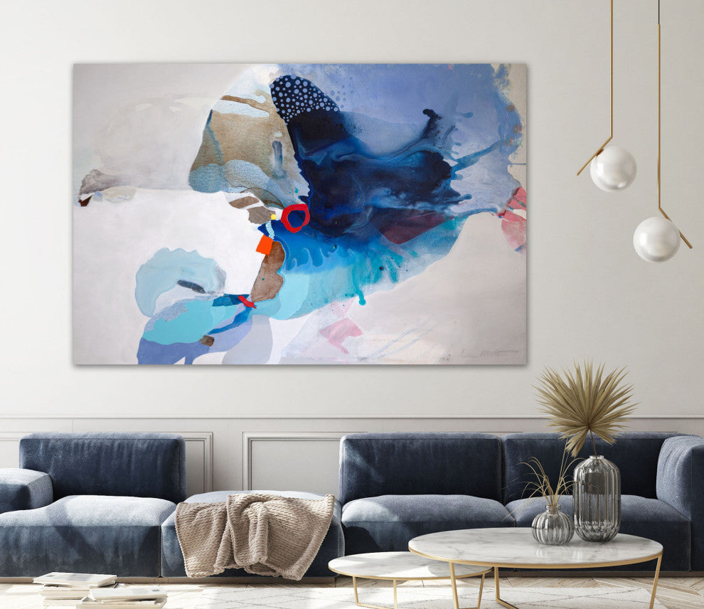 Ocean Tides - 72 x 48 by Lina Alattar
