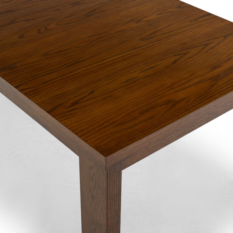 Safavieh Couture Desmond Extendable Dining Table, Medium Oak