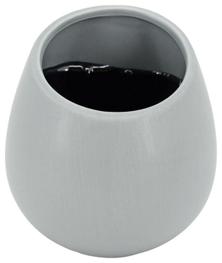 Arcadia Garden Products Large Round Wall Planter, Light Gray