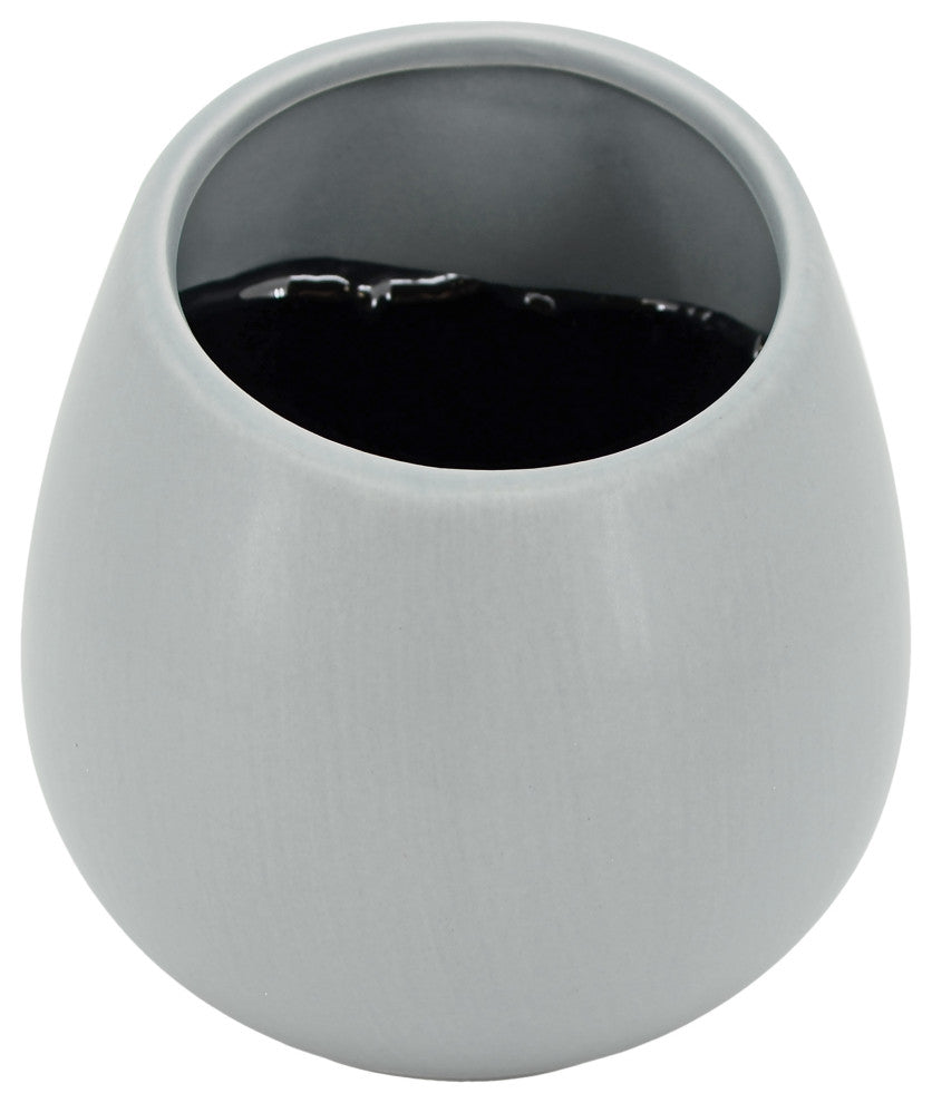 Arcadia Garden Products Large Round Wall Planter, Light Gray