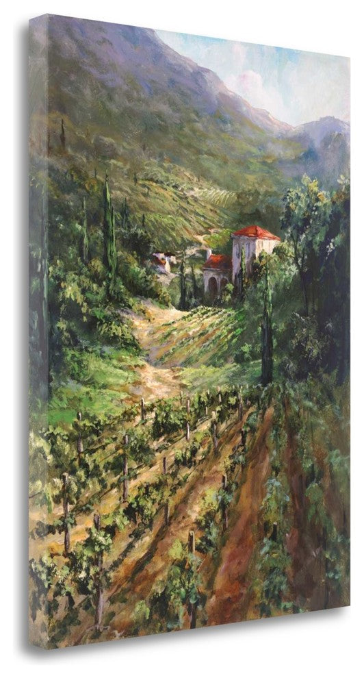 "Tuscany VIneyard" By Art Fronckowiak, Giclee Print on Gallery Wrap Canvas