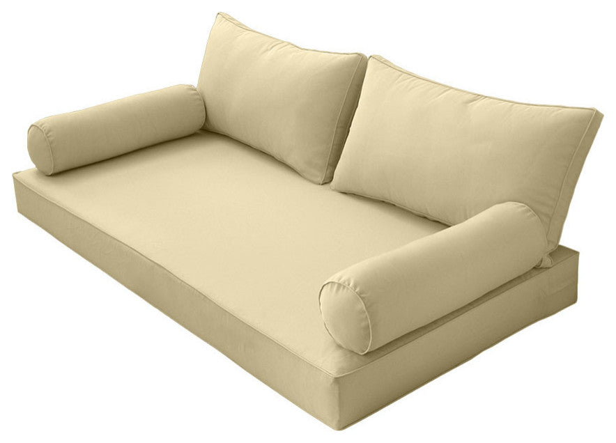 S2 Twin-XL Size 5PC Pipe Daybed Mattress Bolster Fitted Sheet Cover Only AD103