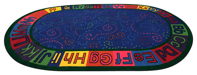 Alpha Dots Circletime  Abc Rug