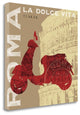 "Motoring In Rome" By Sue Schlabach, Giclee Print on Gallery Wrap Canvas