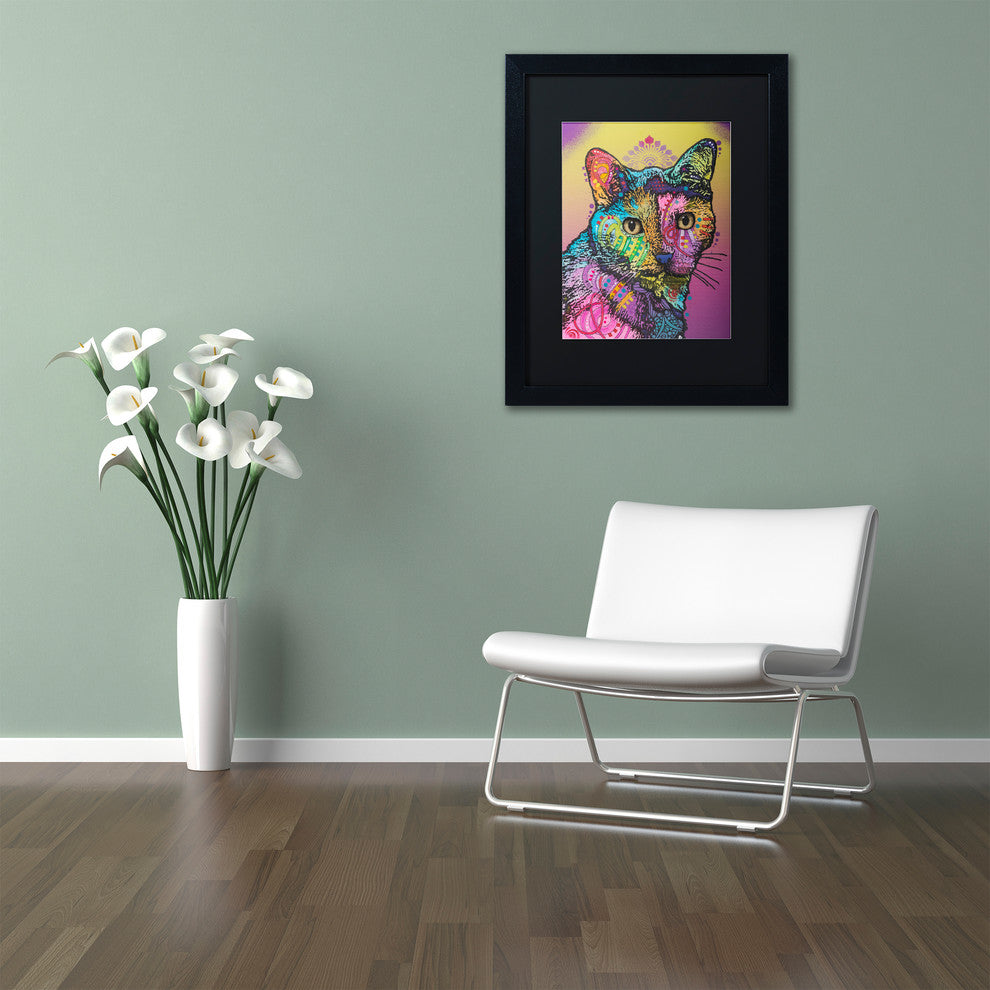 Dean Russo 'Sadie Custom 5' Matted Framed Art, Black Frame, Black Mat, 16x20