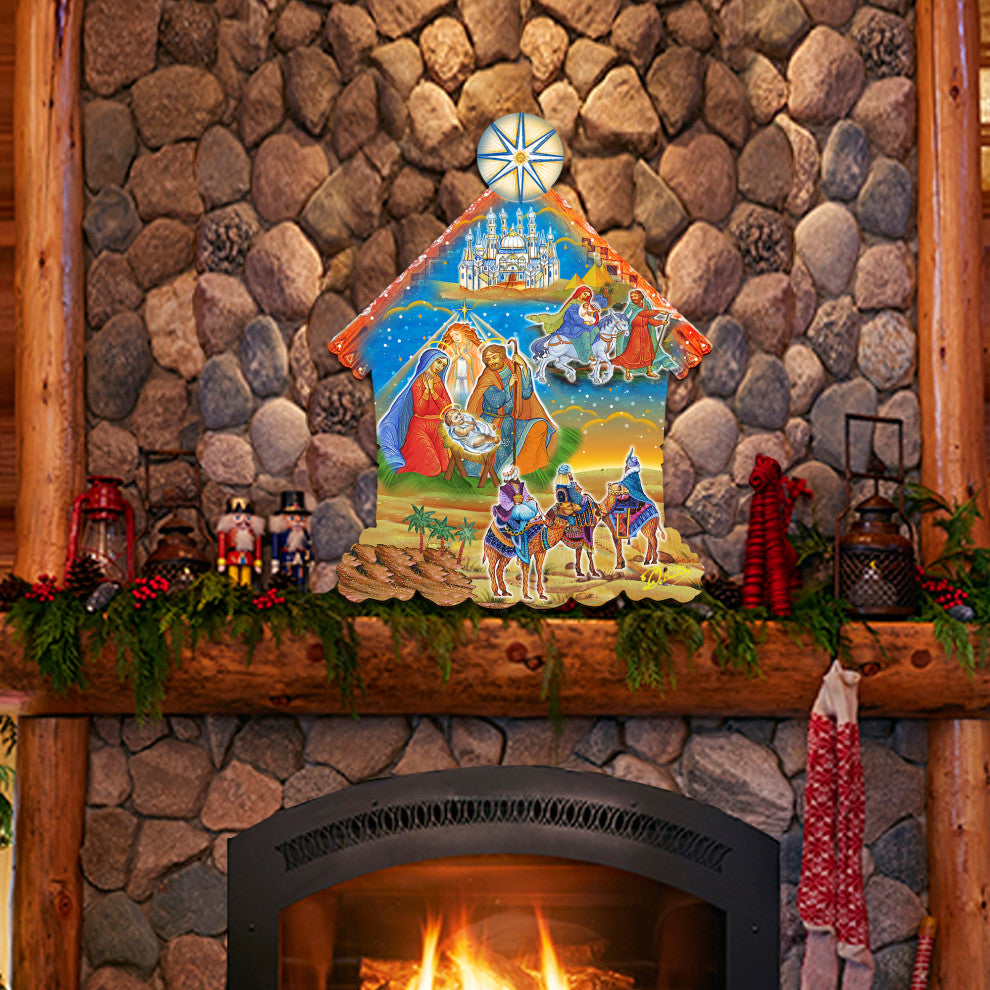 Up-Up And Away Advent Calendar Free Standing And Wall Decor