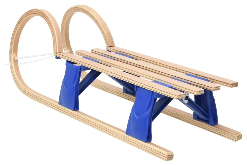 Vidaxl Foldable Sledge 43.3" Plywood