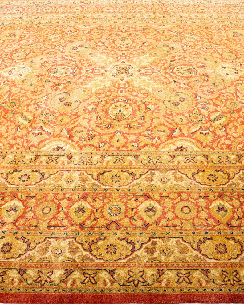 Mogul, One-of-a-Kind Hand-Knotted Area Rug Orange, 8' 4" x 10' 1"