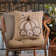 Indoor White Pumpkin Natural 18" Throw Pillow