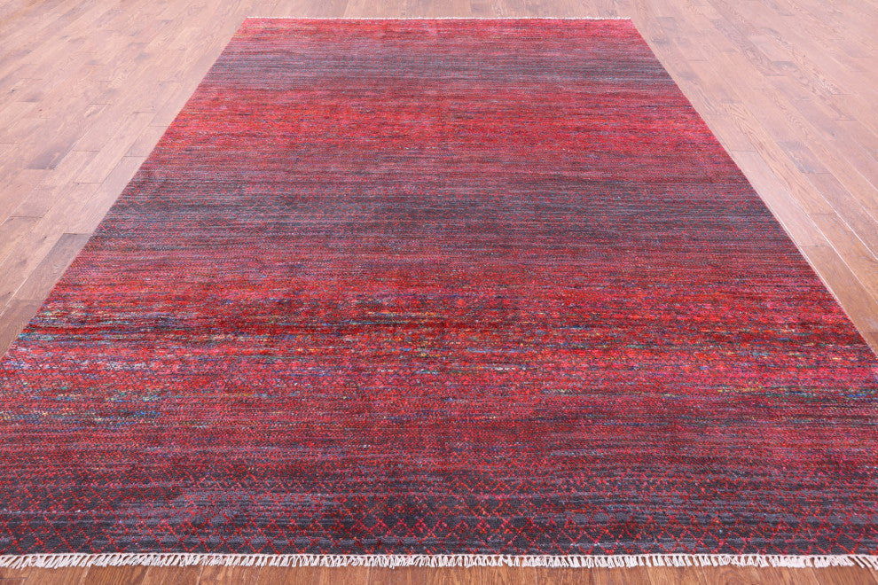 Savannah Grass Handmade Wool & Silk Rug 8' 9" X 11' 7" - Q15444