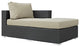 Canvas Antique Beige Sojourn Outdoor Patio Fabric Sunbrella Right Arm Chaise