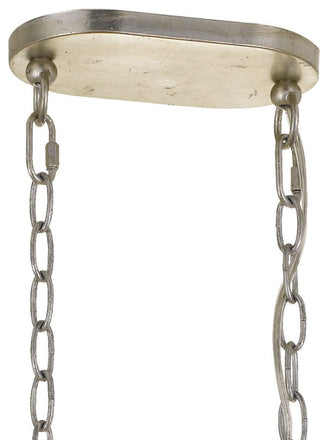 Crystorama Lighting Group BRI-3009 Brielle 6 Light 30"W Linear - Antique Silver