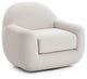 Tiago Cream Velvet Swivel Chair