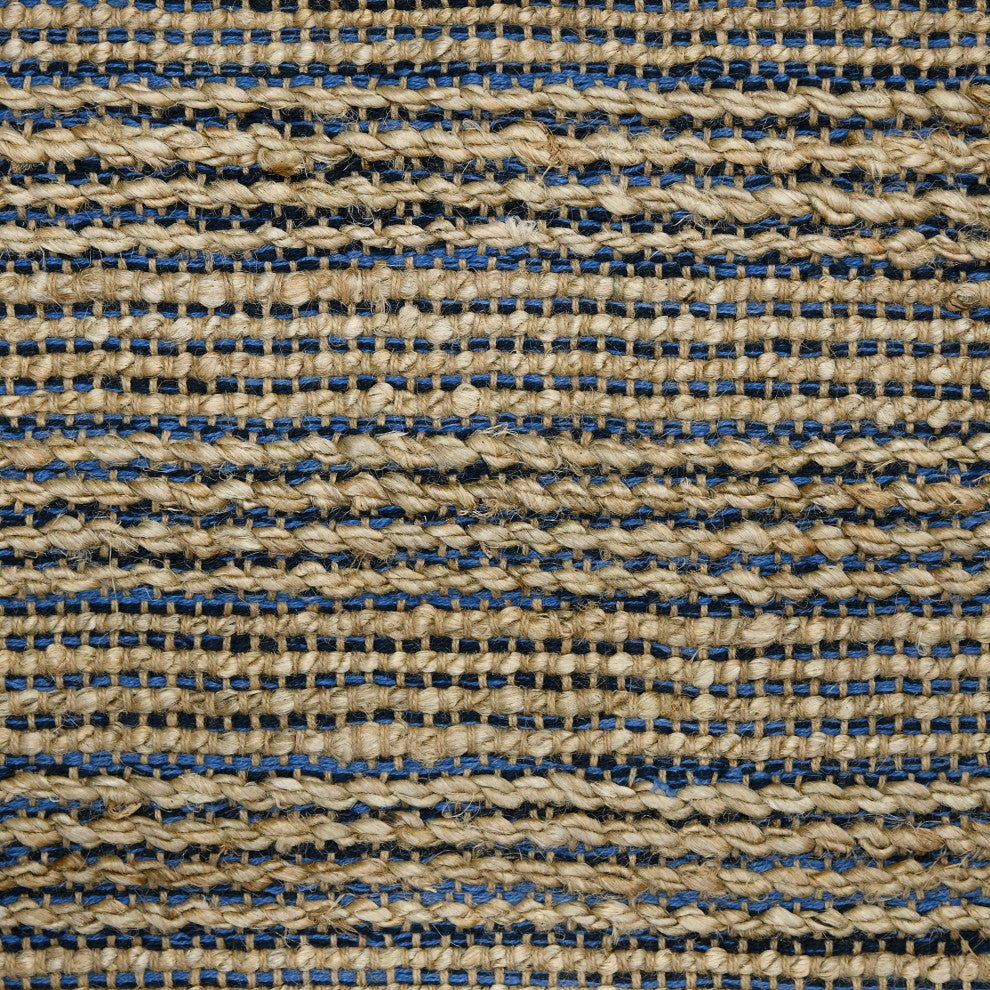 Naturals Sinclair Area Rug, Navy, 2' x 3', Striped