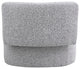 Como Boucle Fabric Upholstered Accent Chair, Grey