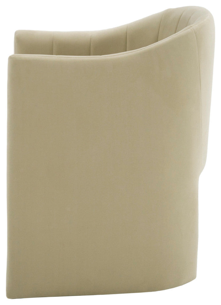 Modrest Danube Modern Beige Fabric Dining Chair